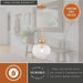 Vaxcel - P0457 - One Light Pendant - Linden - Muted Brass