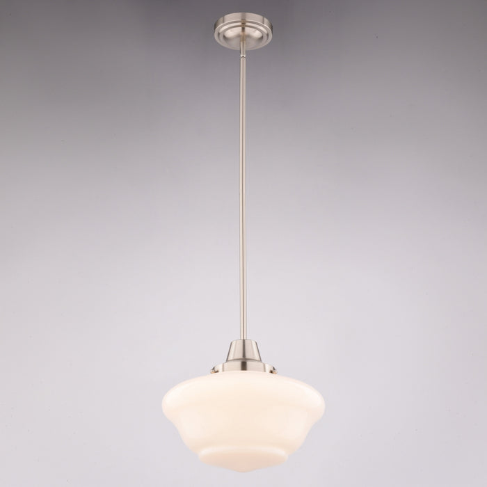 Vaxcel - P0459 - One Light Pendant - Eastgate - Satin Nickel