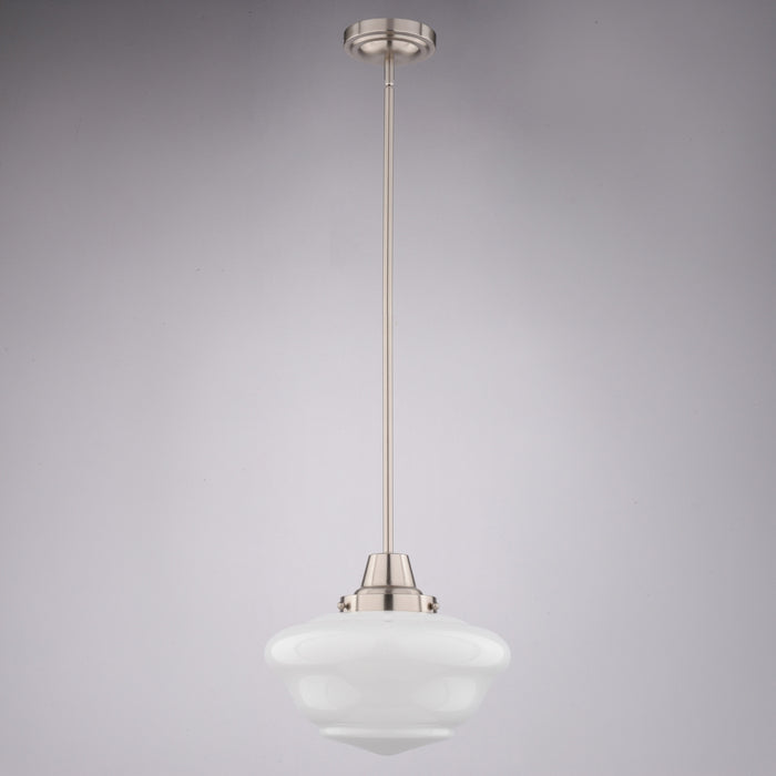 Vaxcel - P0459 - One Light Pendant - Eastgate - Satin Nickel
