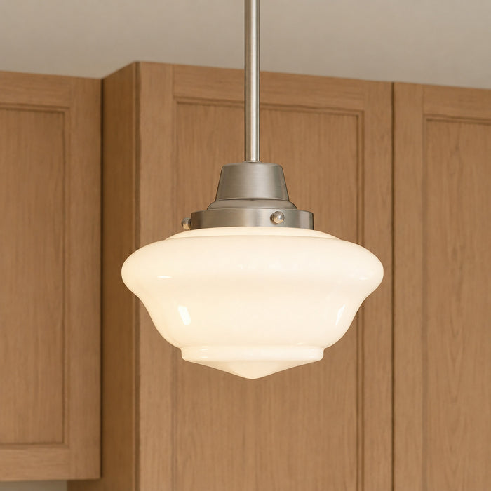 Vaxcel - P0459 - One Light Pendant - Eastgate - Satin Nickel