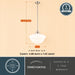 Vaxcel - P0459 - One Light Pendant - Eastgate - Satin Nickel