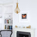 Vaxcel - P0465 - Three Light Pendant - Monrovia - Muted Brass