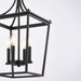 Vaxcel - P0466 - Four Light Pendant - Cottage Grove - Matte Black