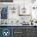 Vaxcel - P0467 - Five Light Pendant - Cottage Grove - Matte Black