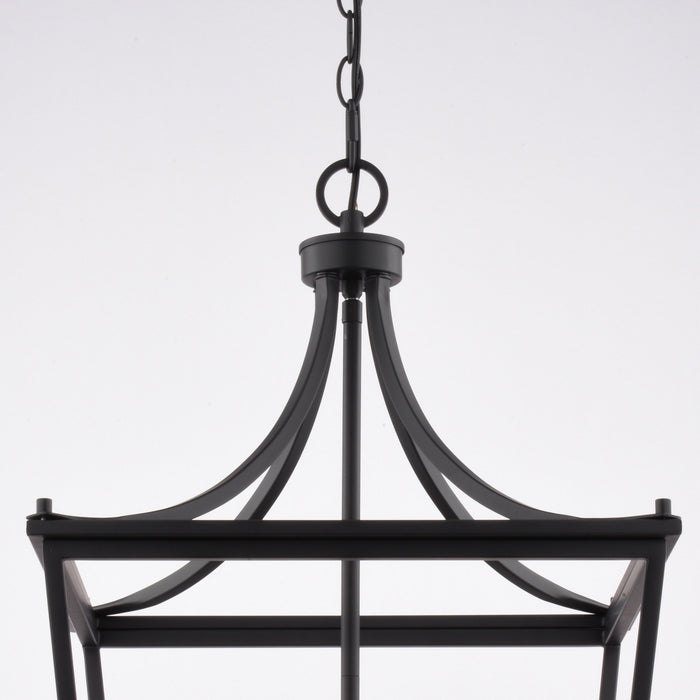 Vaxcel - P0467 - Five Light Pendant - Cottage Grove - Matte Black