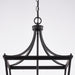 Vaxcel - P0467 - Five Light Pendant - Cottage Grove - Matte Black