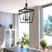Vaxcel - P0467 - Five Light Pendant - Cottage Grove - Matte Black