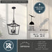 Vaxcel - P0477 - Three Light Pendant - Cottage Grove - Matte Black