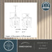 Vaxcel - P0477 - Three Light Pendant - Cottage Grove - Matte Black