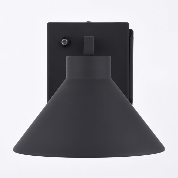 Vaxcel - T0797 - One Light Outdoor Wall Mount - Sumner - Matte Black