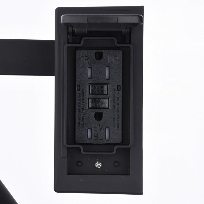 Vaxcel - T0797 - One Light Outdoor Wall Mount - Sumner - Matte Black
