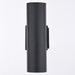 Vaxcel - T0798 - Two Light Outdoor Wall Mount - Chiasso - Textured Black
