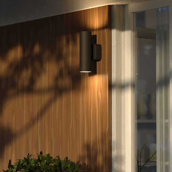 Vaxcel - T0798 - Two Light Outdoor Wall Mount - Chiasso - Textured Black