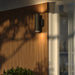 Vaxcel - T0798 - Two Light Outdoor Wall Mount - Chiasso - Textured Black