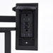 Vaxcel - T0799 - One Light Outdoor Wall Mount - Maywood - Matte Black