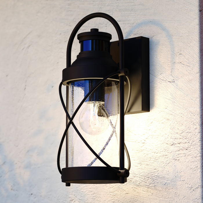 Vaxcel - T0846 - One Light Outdoor Motion Sensor Wall Light - Westfield - Matte Black