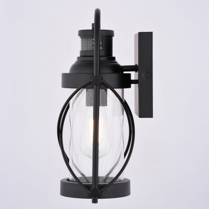 Vaxcel - T0846 - One Light Outdoor Motion Sensor Wall Light - Westfield - Matte Black