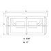 Vaxcel - T0847 - Two Light Outdoor Flush Mount - Manchester - Matte Black