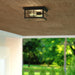Vaxcel - T0847 - Two Light Outdoor Flush Mount - Manchester - Matte Black