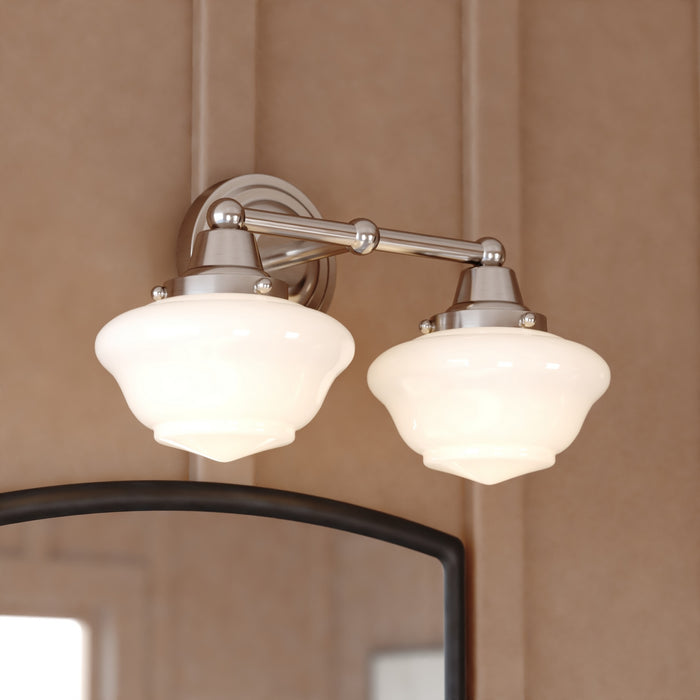 Vaxcel - W0564 - Two Light Vanity - Eastgate - Satin Nickel