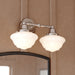 Vaxcel - W0564 - Two Light Vanity - Eastgate - Satin Nickel
