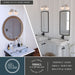 Vaxcel - W0564 - Two Light Vanity - Eastgate - Satin Nickel