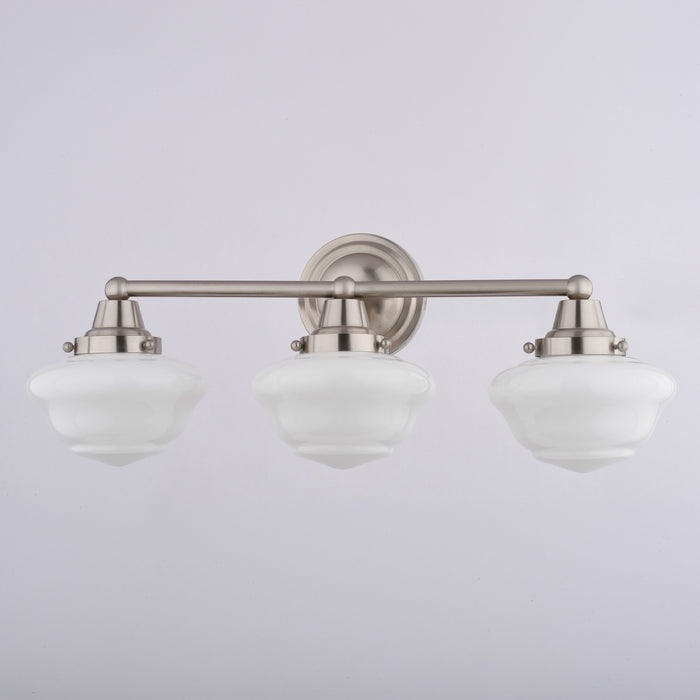 Vaxcel - W0565 - Three Light Vanity - Eastgate - Satin Nickel