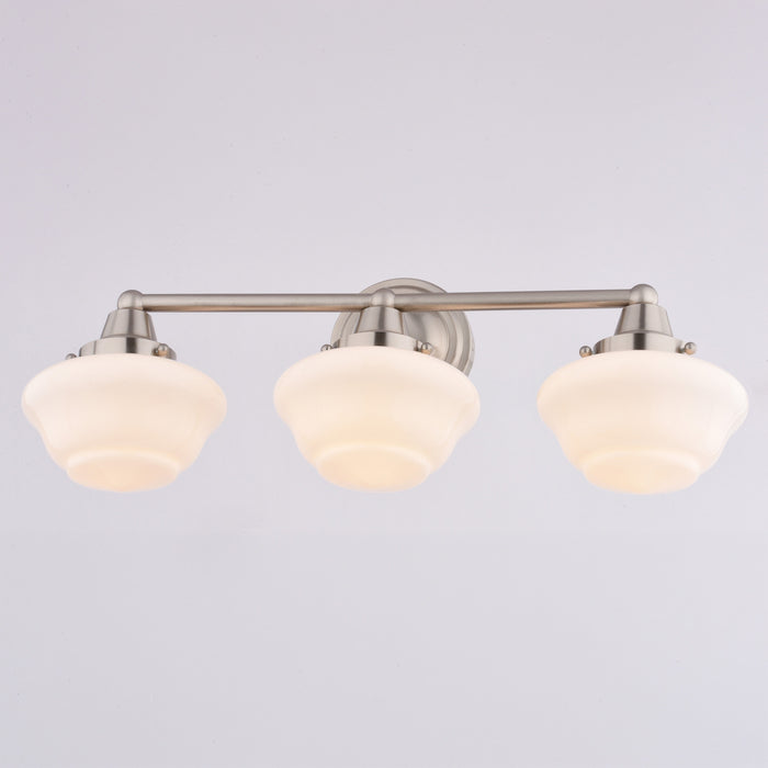 Vaxcel - W0565 - Three Light Vanity - Eastgate - Satin Nickel
