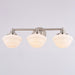 Vaxcel - W0565 - Three Light Vanity - Eastgate - Satin Nickel