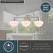 Vaxcel - W0565 - Three Light Vanity - Eastgate - Satin Nickel