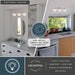 Vaxcel - W0565 - Three Light Vanity - Eastgate - Satin Nickel