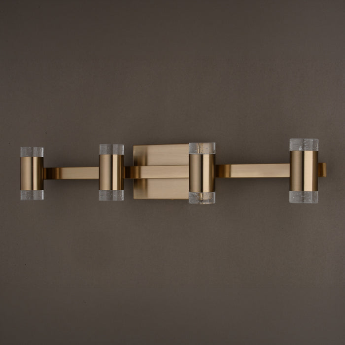 Vaxcel - W0586 - LED Vanity - Sunset Hill - Muted Brass