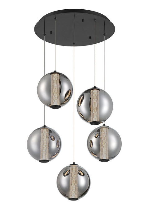 Eurofase - 45737-039 - LED Chandelier - Atomo - Matte Black
