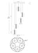 Eurofase - 45737-039 - LED Chandelier - Atomo - Matte Black