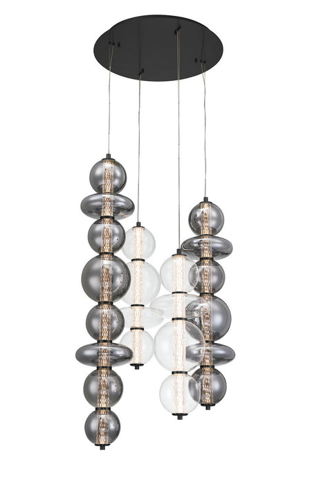 Eurofase - 48960-038 - LED Chandelier - Atomo - Matte Black