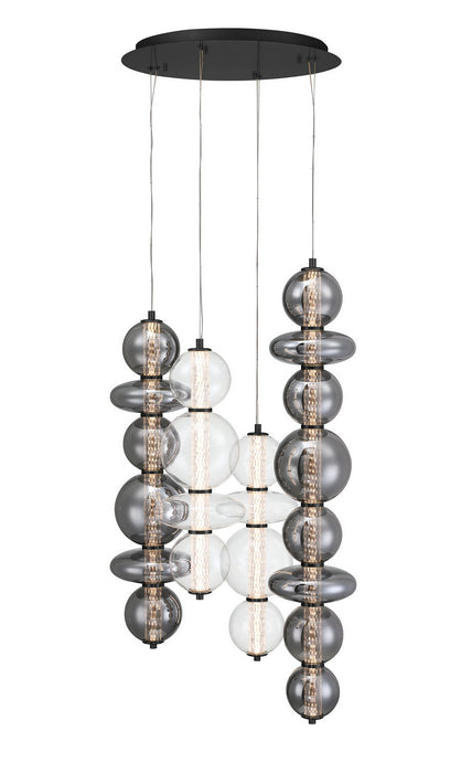 Eurofase - 48960-038 - LED Chandelier - Atomo - Matte Black