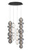 Eurofase - 48960-038 - LED Chandelier - Atomo - Matte Black
