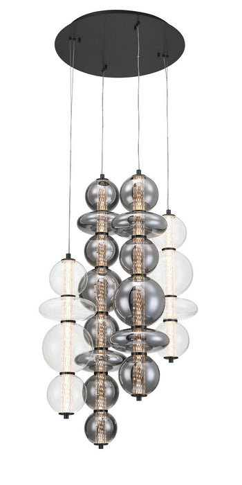 Eurofase - 48960-038 - LED Chandelier - Atomo - Matte Black