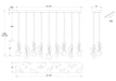 Eurofase - 49239-041 - LED Linear Chandelier - Norah - Matte Black