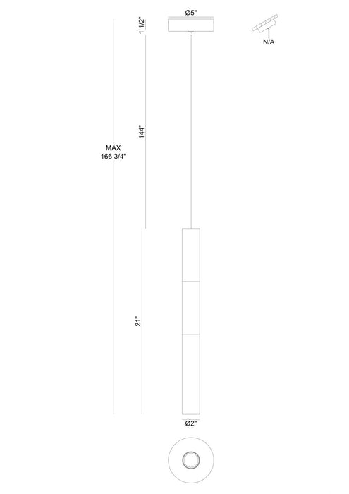 Eurofase - 50128-013 - LED Pendant - Ronda - Harlow Bronze