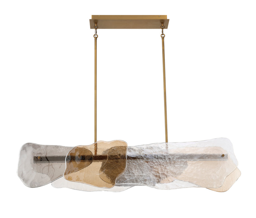 Eurofase - 50461-028 - LED Linear Chandelier - Grotto - Antique Brass