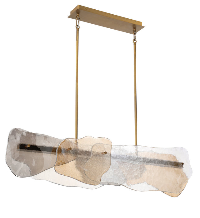 Eurofase - 50461-028 - LED Linear Chandelier - Grotto - Antique Brass