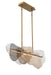 Eurofase - 50462-025 - LED Linear Chandelier - Grotto - Antique Brass