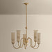 Mitzi - H1165805-PBR - Five Light Chandelier - Alessandra - Patina Brass
