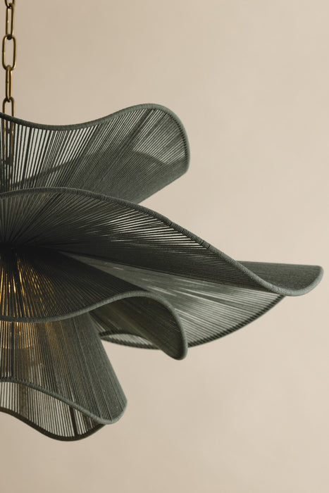 Mitzi - H1084701-PBR - One Light Chandelier - Amanda - Patina Brass