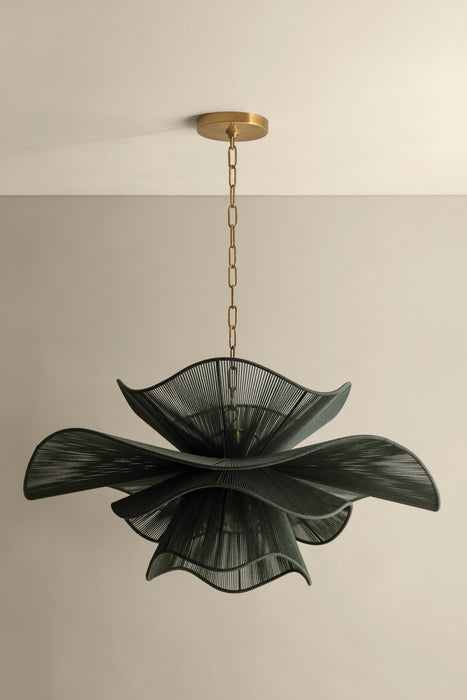 Mitzi - H1084701-PBR - One Light Chandelier - Amanda - Patina Brass