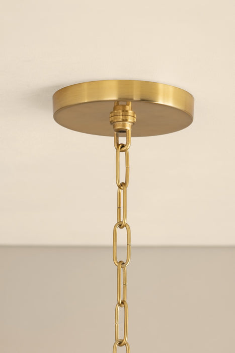 Mitzi - H1084701-PBR - One Light Chandelier - Amanda - Patina Brass