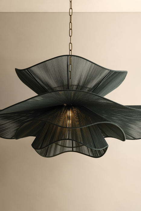 Mitzi - H1084701L-PBR - One Light Chandelier - Amanda - Patina Brass