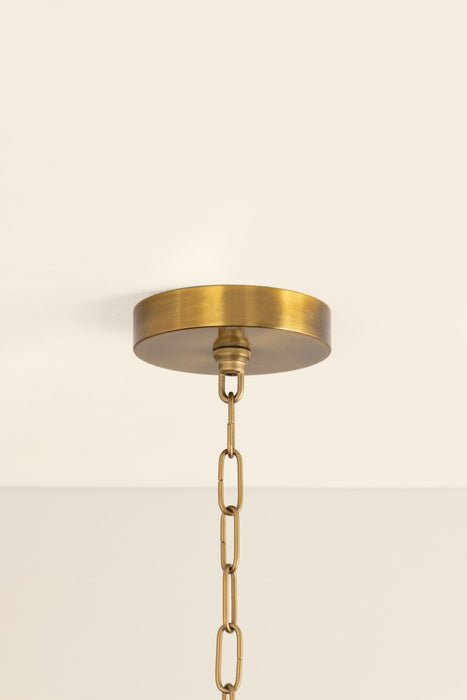 Mitzi - H1084701L-PBR - One Light Chandelier - Amanda - Patina Brass