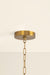 Mitzi - H1084701L-PBR - One Light Chandelier - Amanda - Patina Brass